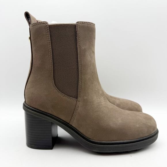 Vionic Womens Truckee Heeled Ankle Booties US 5 M EU 35 Brown Leather NWOB - Picture 3 of 12